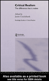 Cover image for Critical Realism